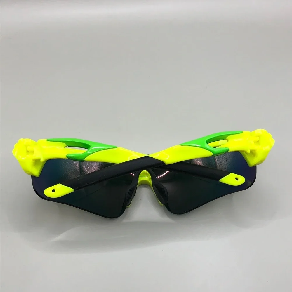 DUCO Polarized Sports Sunglasses Running Cycling Active Sports Neon Yellow 0025